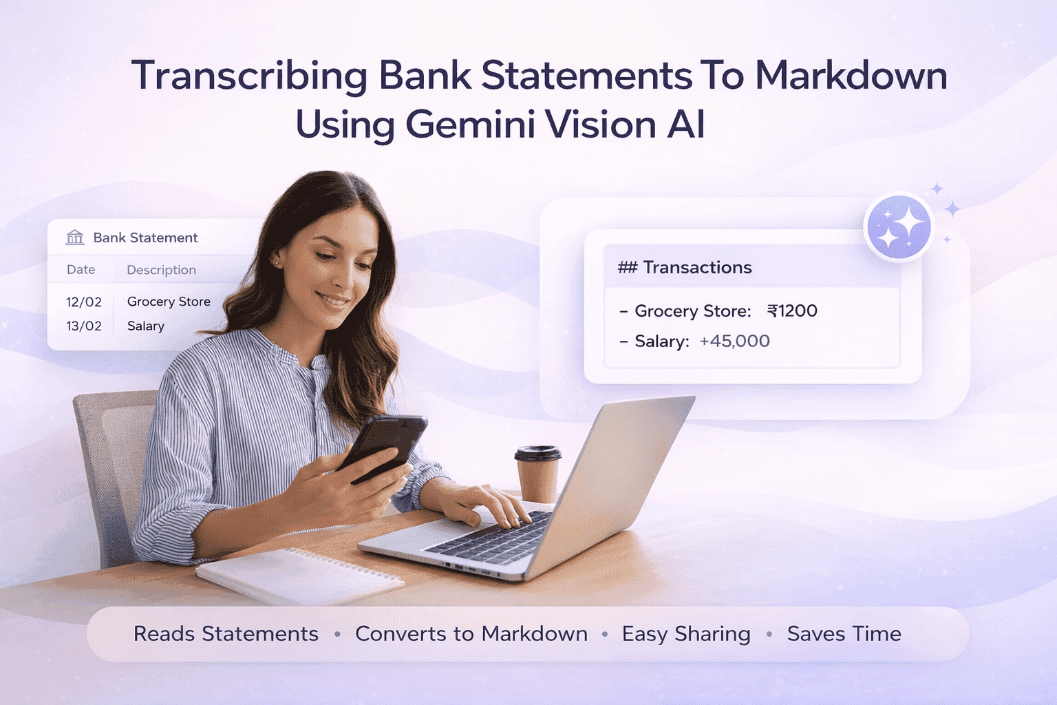Transcribing Bank Statements To Markdown Using Gemini Vision AI