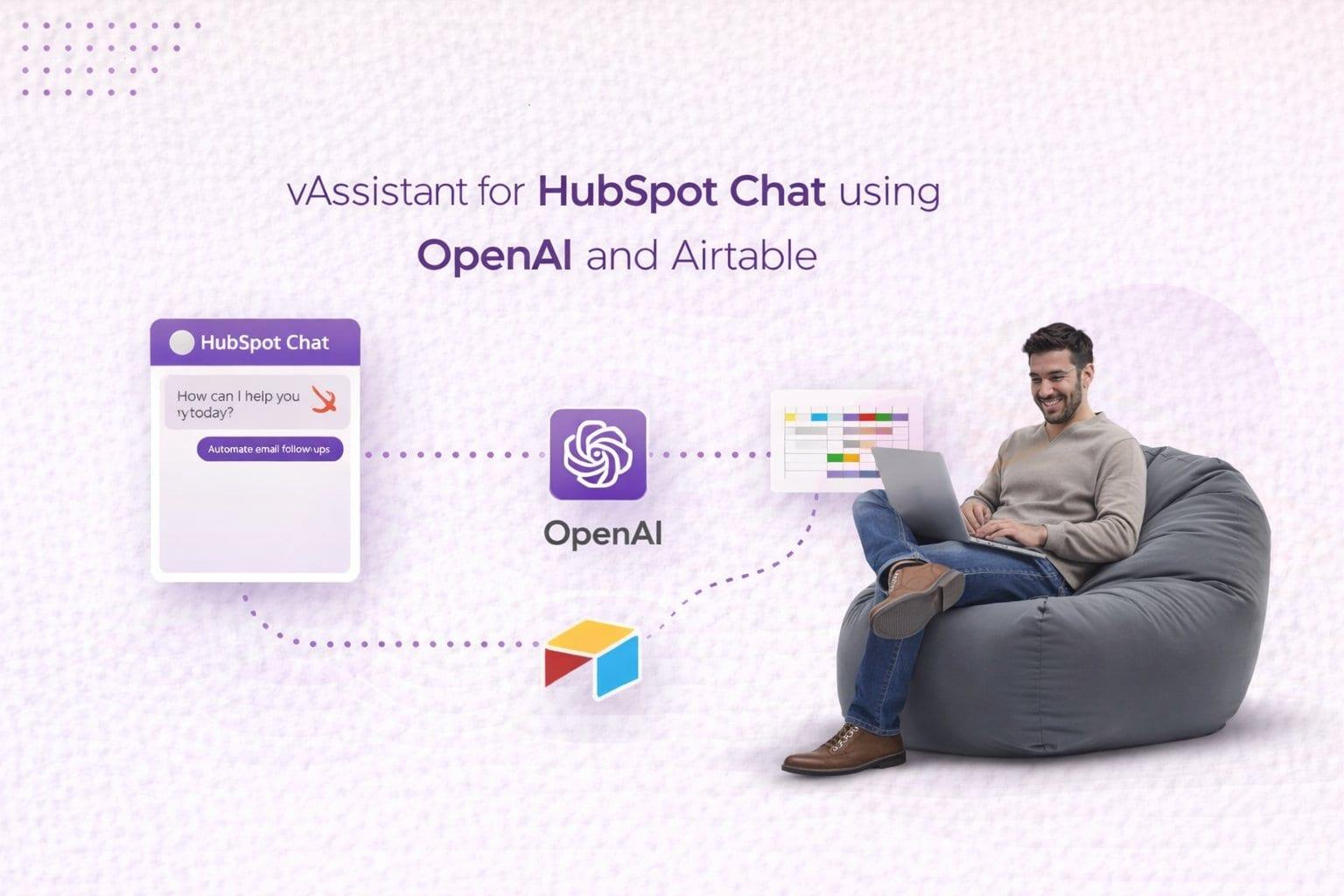 vAssistant for Hubspot Chat using OpenAi and Airtable