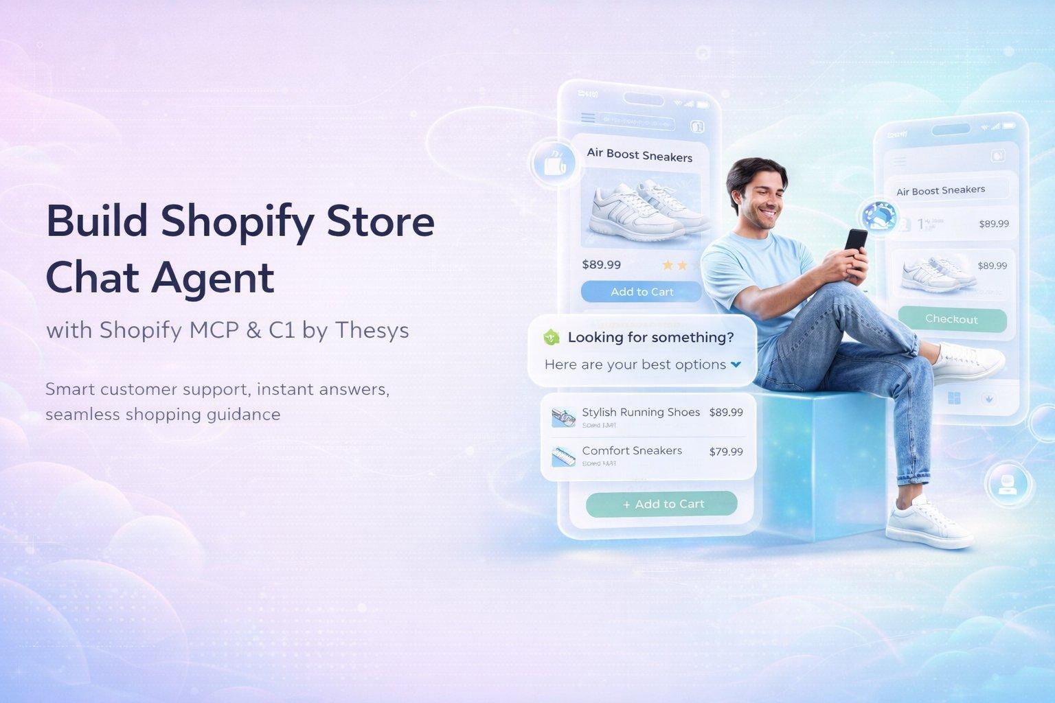 Build a Shopify store chat agent with Shopify MCP and C1 by Thesys
