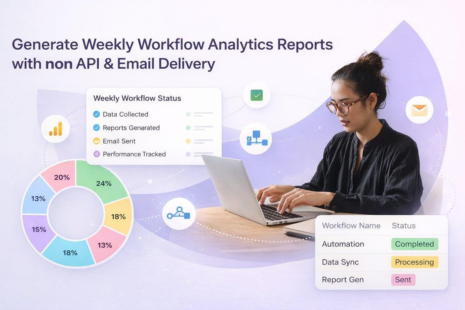 Generate Weekly Workflow Analytics Reports with n8n API & Email Delivery