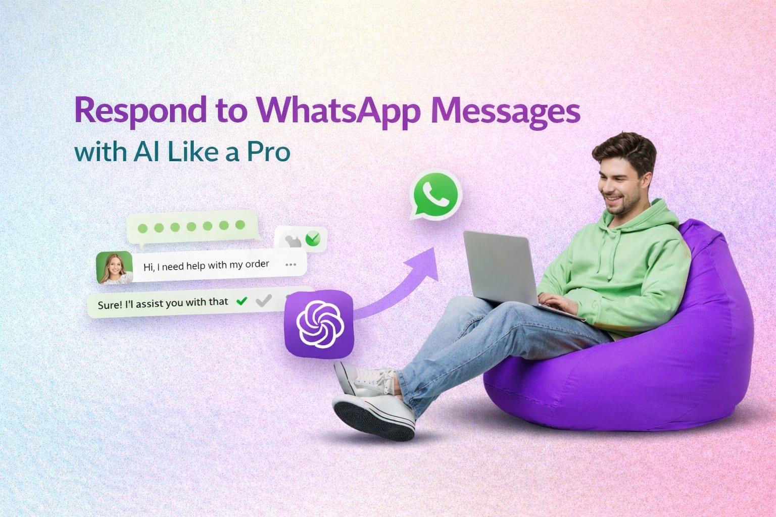 Respond to WhatsApp Messages with AI Like a Pro
