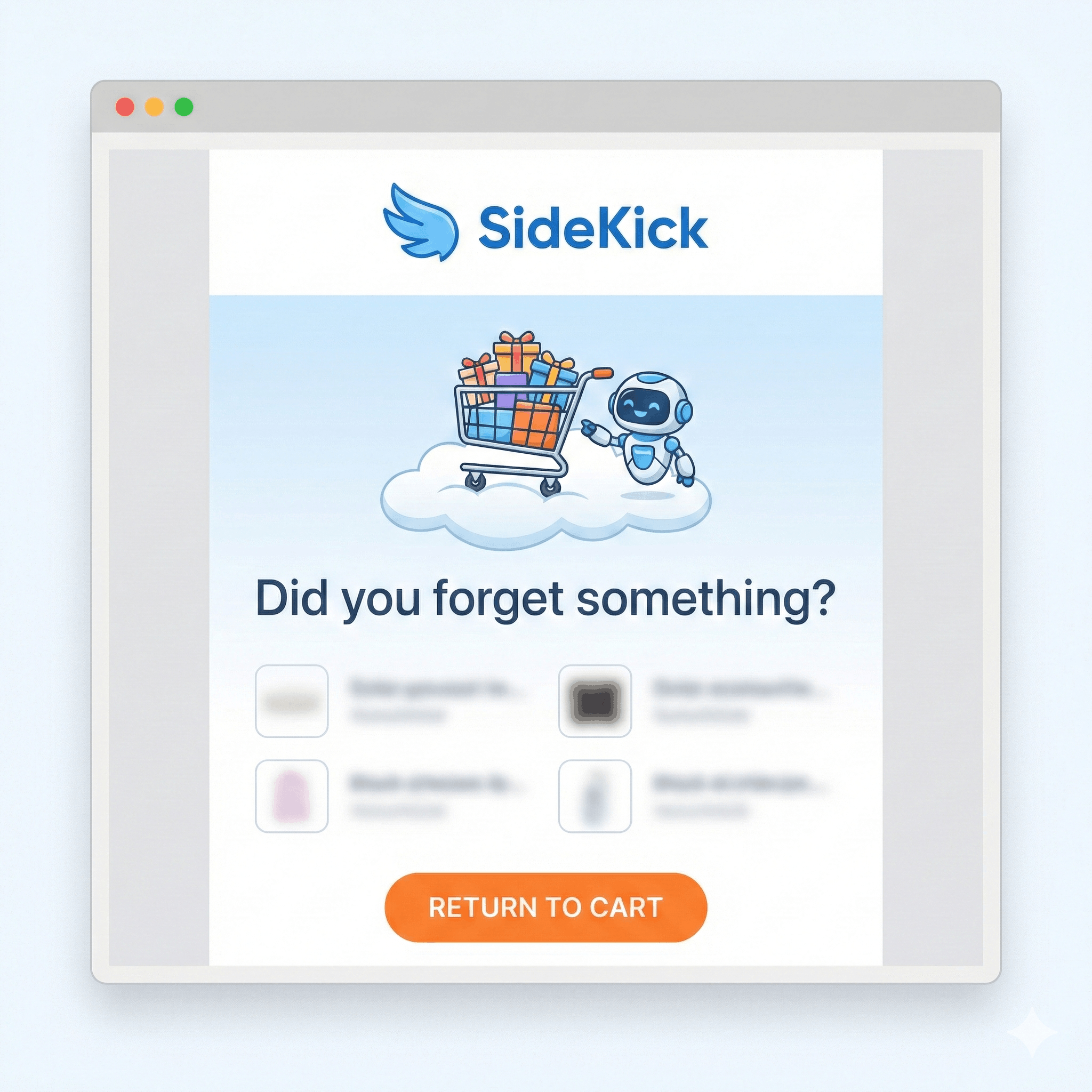 Free Abandoned Cart Email Template