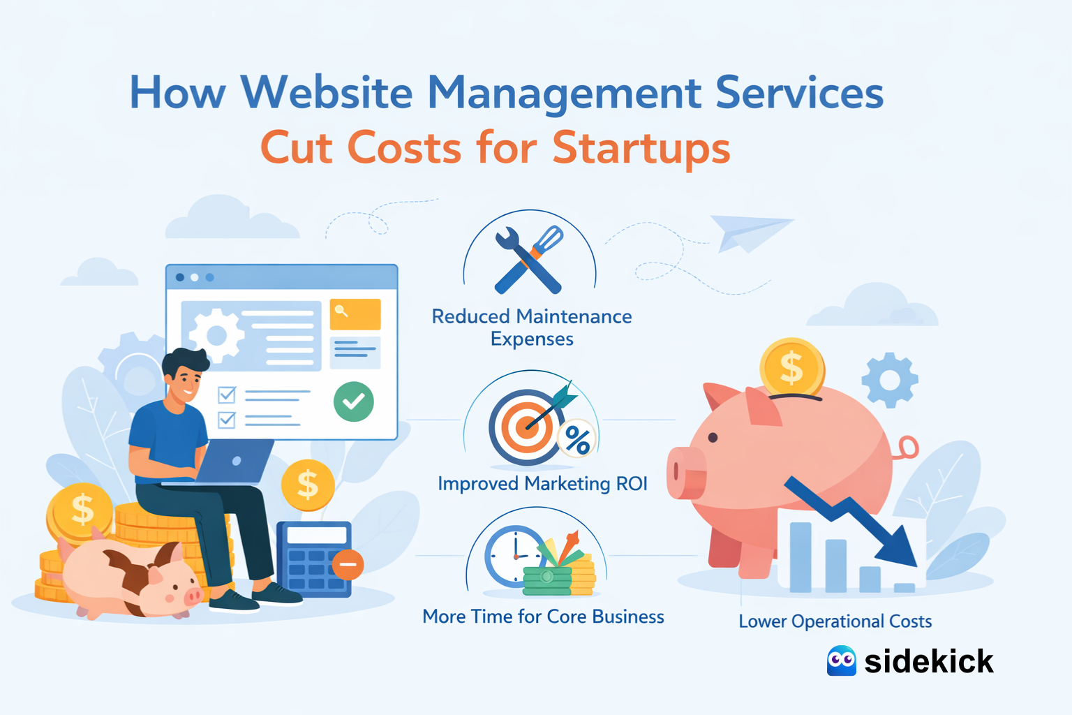 How Website Management Services Cut Costs for Startups