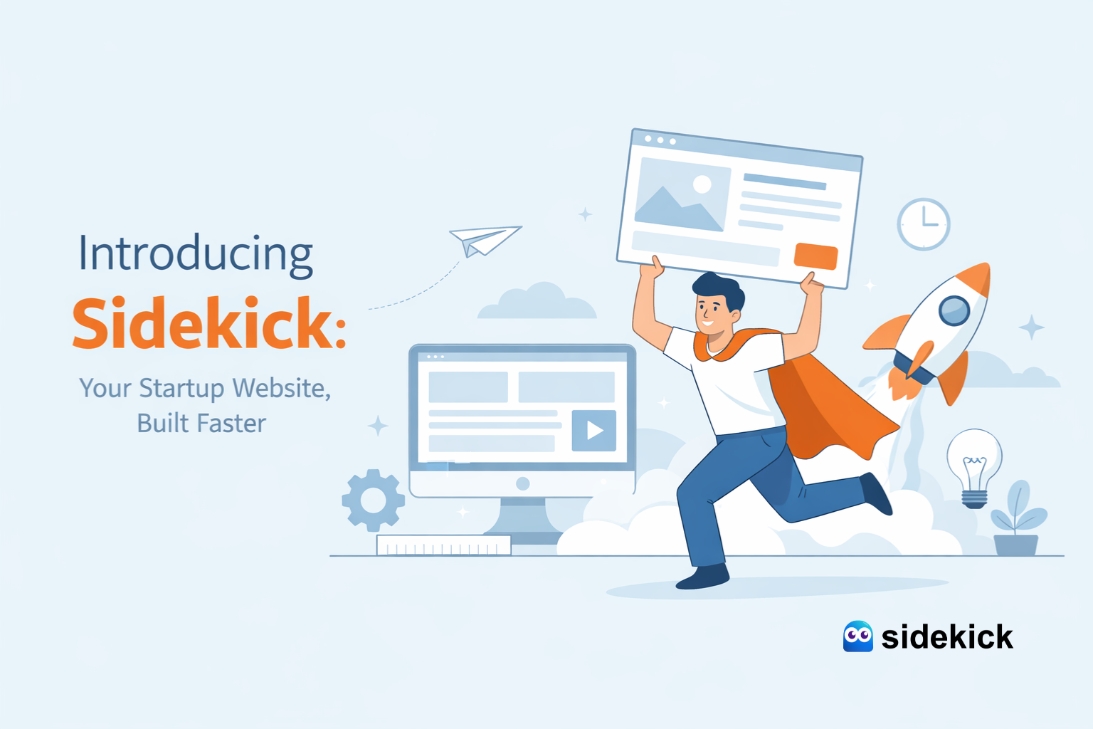 Introducing Sidekick: Your Startup Website, Built Faster