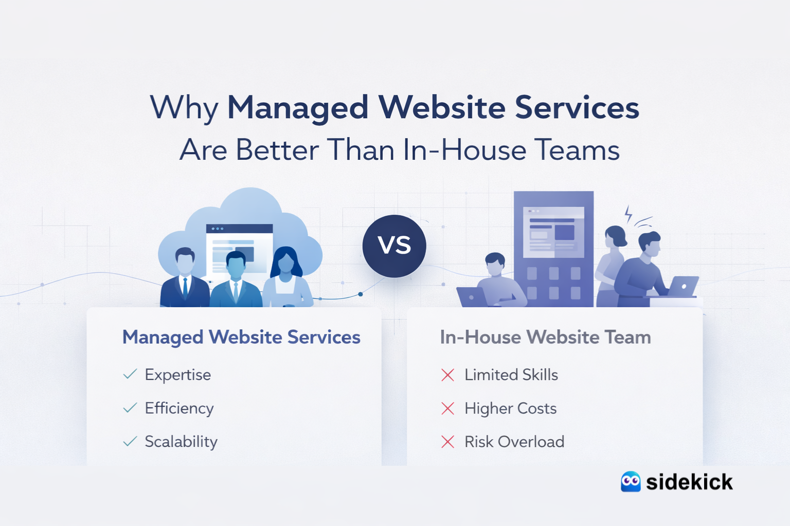 Why Managed Website Services Are Better Than In-House Teams