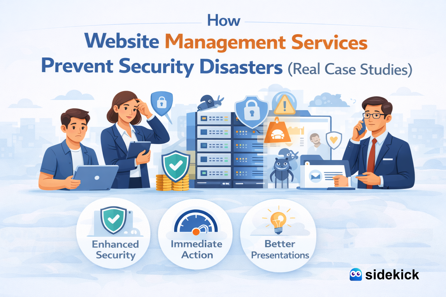 How Website Management Services Prevent Security Disasters (Real Case Studies)
