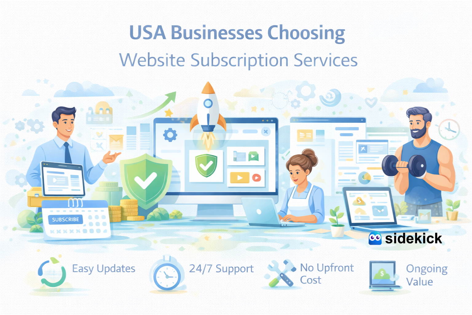 USA Businesses Choosing Website Subscription Services