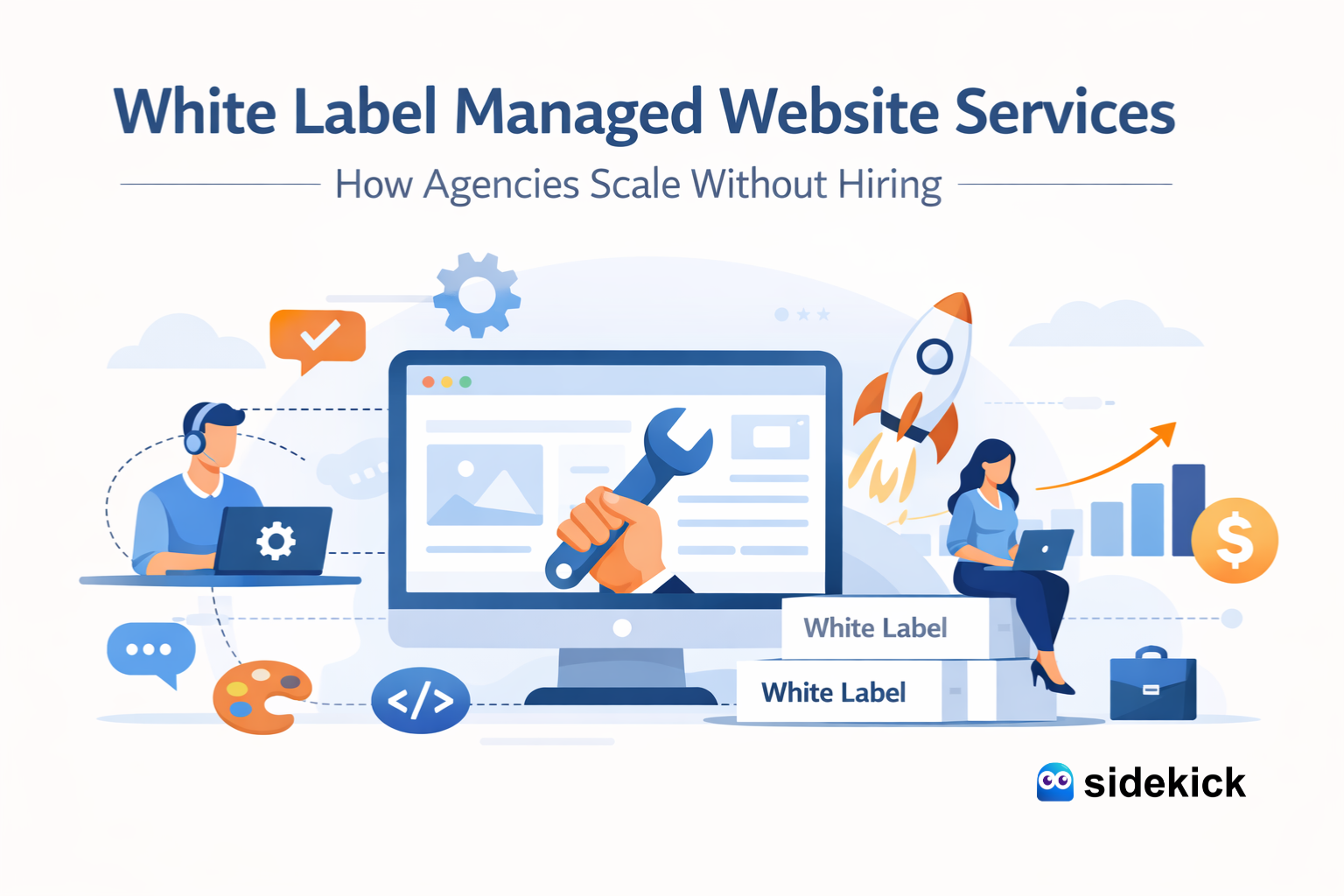White Label Managed Website Services: How Agencies Scale Without Hiring