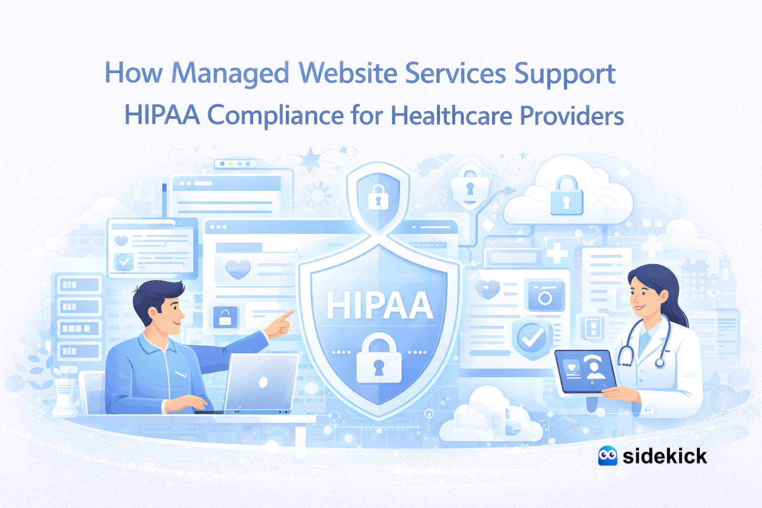 How Managed Website Services Support HIPAA Compliance for Healthcare Providers